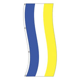 Vertical Decorative Flag - Stripes - 2 or 3 Stripe Styles