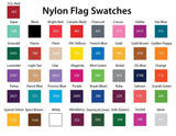 Horizontal Decorative Flag - Solid Color